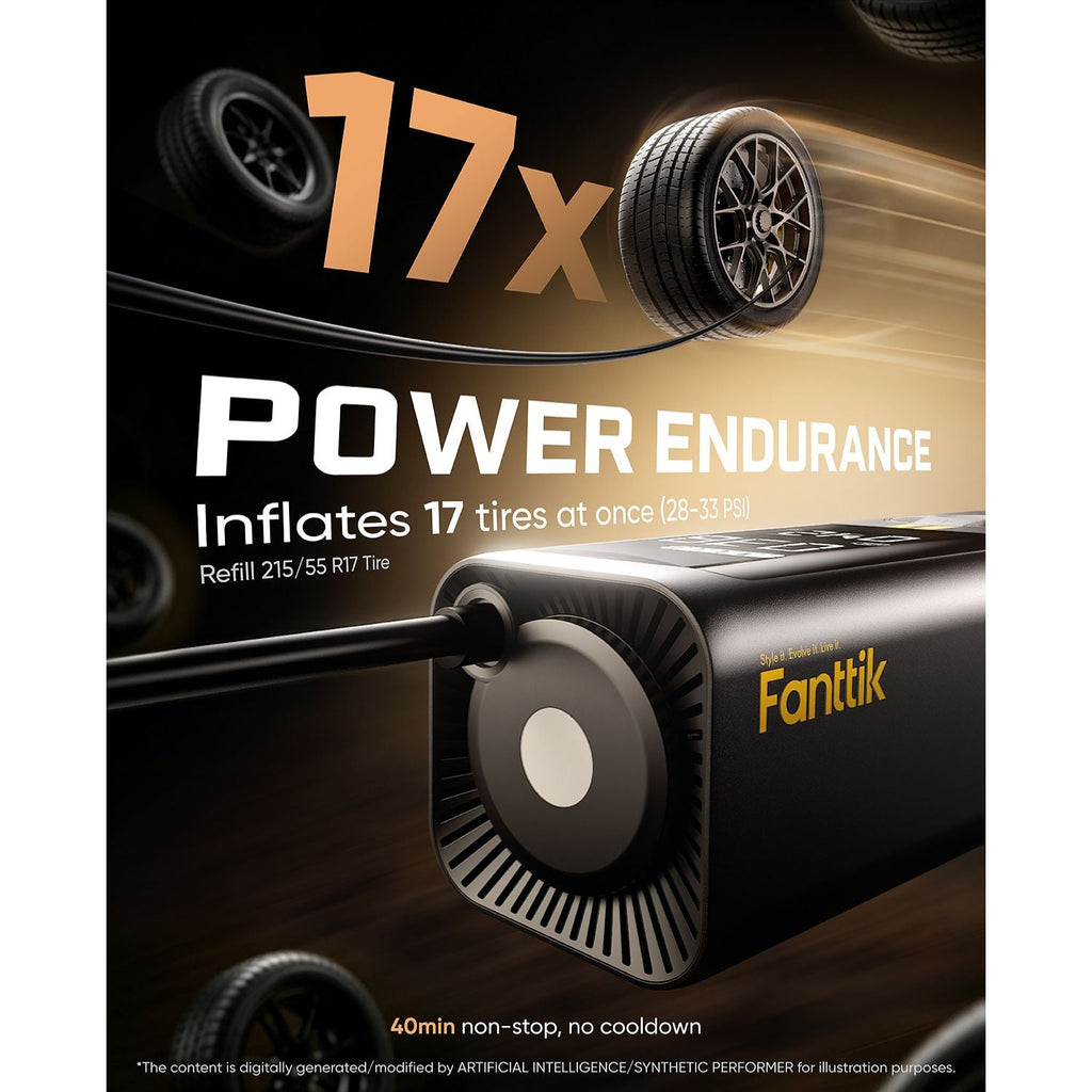 Varenza's Portable Tire Inflator – Fast, Precise &amp; Rechargeable