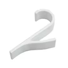 Towel Radiator Hanger Clips, Clear White Storage Hooks