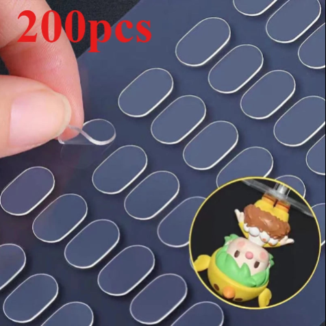 YITAPE 200-Pack Waterproof Transparent Double Sided Tape