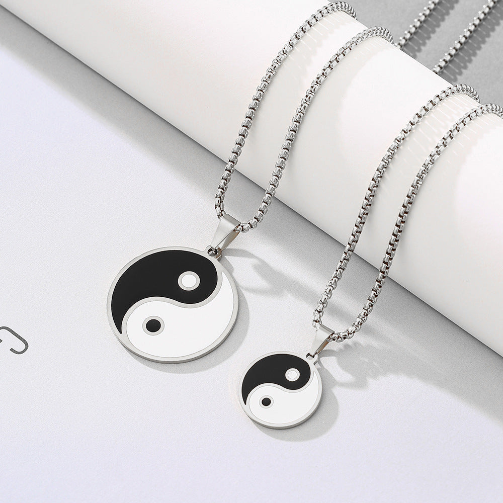 Yin Yang Puzzle BFF Necklaces - Matching Best Friend Necklace Set 1 pieces