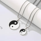 Yin Yang Puzzle BFF Necklaces - Matching Best Friend Necklace Set 1 pieces
