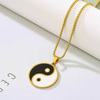 Yin Yang Puzzle BFF Necklaces - Matching Best Friend Necklace Set 1 pieces