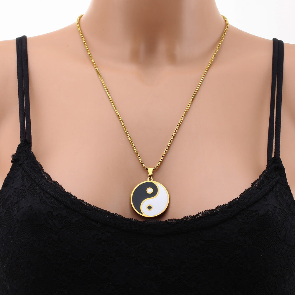 Yin Yang Puzzle BFF Necklaces - Matching Best Friend Necklace Set 1 pieces