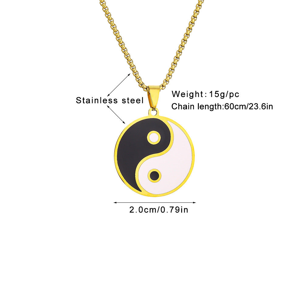 Yin Yang Puzzle BFF Necklaces - Matching Best Friend Necklace Set 1 pieces