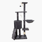 54 Inch Cat Tree Tower - Multi-Level Climbing Tree with Scratching Posts