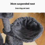 54 Inch Cat Tree Tower - Multi-Level Climbing Tree with Scratching Posts