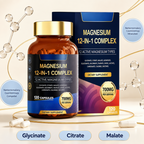 Magnesium 12-in-1 Complex Capsules - 120 Capsules Dietary Supplement