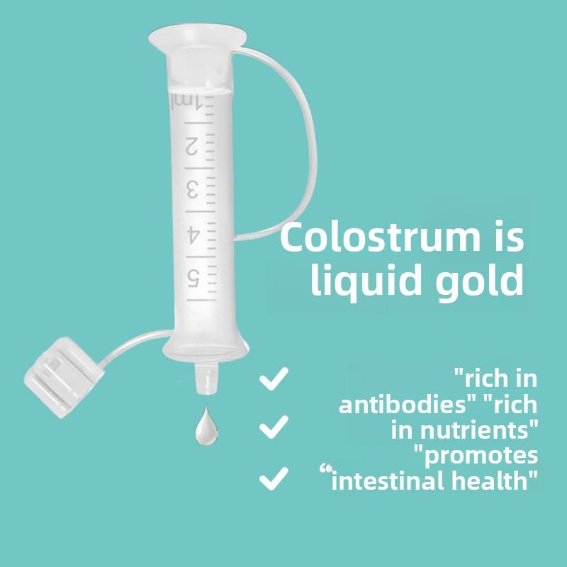 Silicone Wearable Breast Milk Collector - Colostrum Collection Tubes for Breastfeeding Moms
