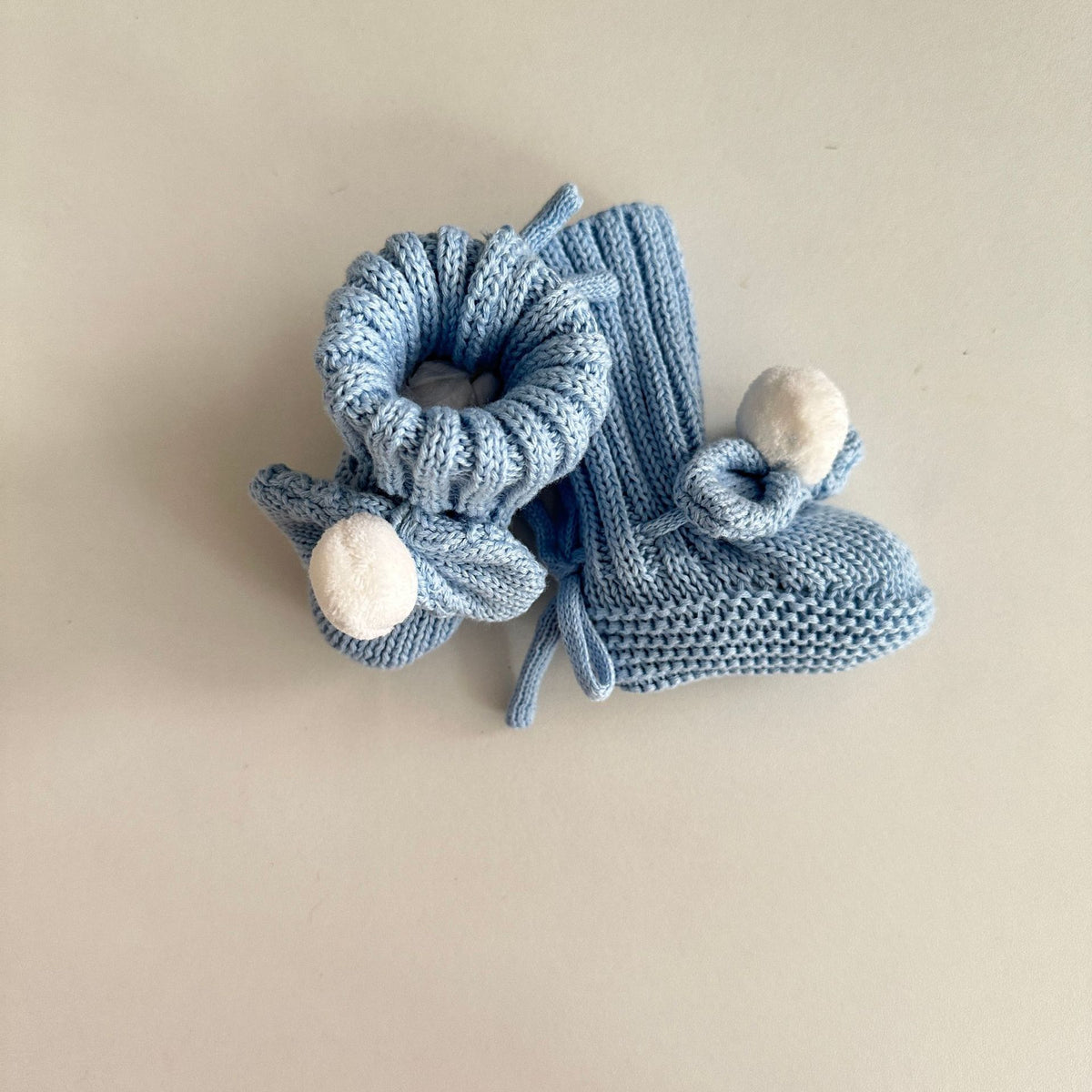 Baby Bootie Sock Shoes - Hand-Knitted Cozy Crochet Shoes for 0-3 M