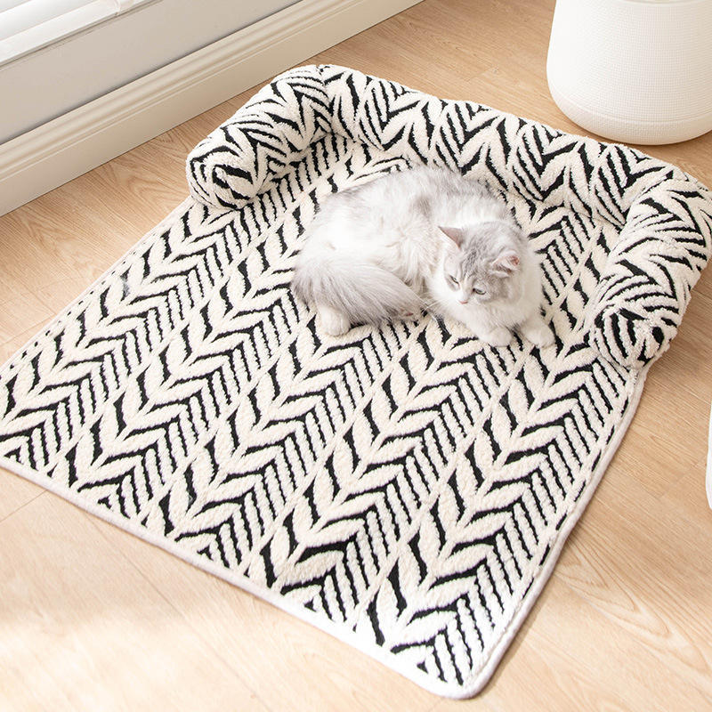 Luxury Plush Pet Mat - Extra Thick Reversible Cushion with Anti-Slip Bottom
