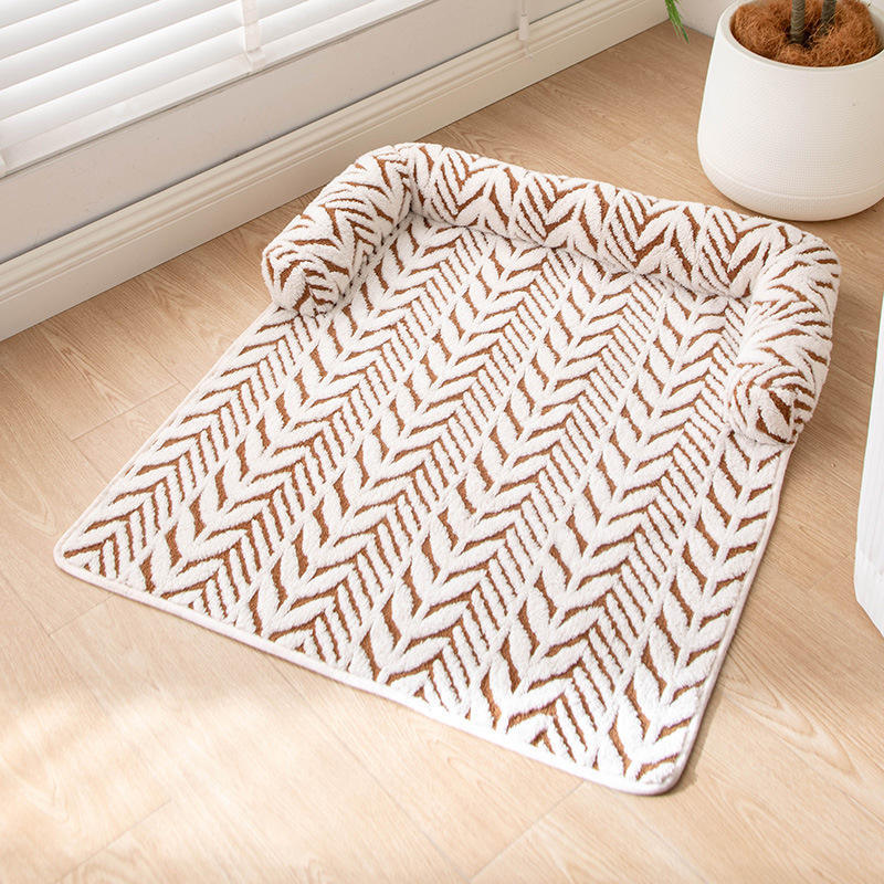 Luxury Plush Pet Mat - Extra Thick Reversible Cushion with Anti-Slip Bottom