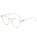 Retro Rice Nail Anti-Blue Light Glasses - Transparent Frame, Internet Celebrity Style