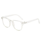 Retro Rice Nail Anti-Blue Light Glasses - Transparent Frame, Internet Celebrity Style