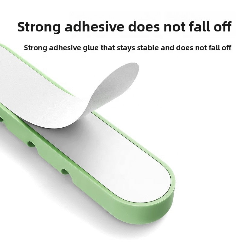 Desktop Silicone Gel Cable Organizer - Wall-Mounted Self-Adhesive Cable Clips