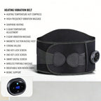 Wireless Lumbar Support Belt - Red Light Heating Vibration Massage Back Brace