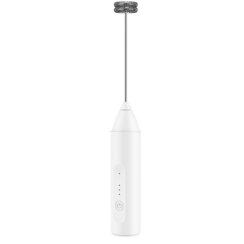 Electric USB Rechargeable Milk Frother - Coffee Mixer & Egg Beater, 2-in-1