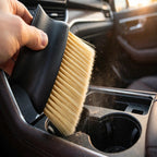 Car Interior Cleaning Brush - Soft Dust Sweeping Brush for Air Vents & Gaps