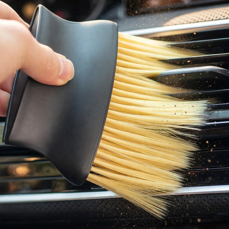 Car Interior Cleaning Brush - Soft Dust Sweeping Brush for Air Vents & Gaps