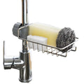 Varenza's Stainless Steel Sink Caddy Organizer Over Faucet Sponge Holder