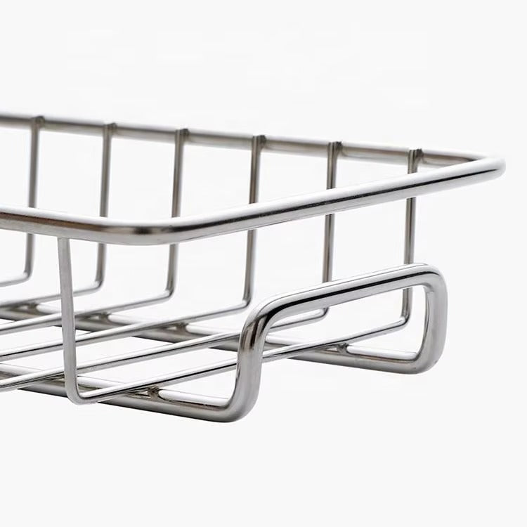 Varenza's Stainless Steel Sink Caddy Organizer Over Faucet Sponge Holder