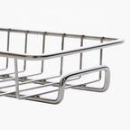 Varenza's Stainless Steel Sink Caddy Organizer Over Faucet Sponge Holder