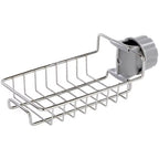 Varenza's Stainless Steel Sink Caddy Organizer Over Faucet Sponge Holder