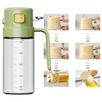 Varenza's 2-in-1 Oil Sprayer &amp; Dispenser – 500ML Glass Bottle