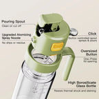 Varenza's 2-in-1 Oil Sprayer &amp; Dispenser – 500ML Glass Bottle