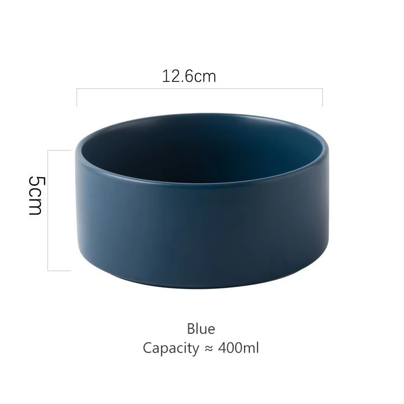 Varenza's Elevated Ceramic Pet Bowl with Stand