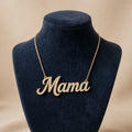 Zircon 'Mama' Letter Pendant Necklace - Mothers Day Gift