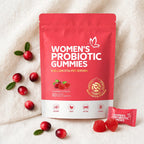 Women's Daily Probiotic Gummies - 5 Billion CFUs, Cranberry Flavor, 60 Gummies