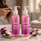 Onion Biotin Rosemary Shampoo and Conditioner Set