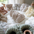 Baby Bootie Sock Shoes - Hand-Knitted Cozy Crochet Shoes for 0-3 M