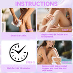 PHOFAY Hair Removal Spray for Sensitive Skin, Gentle & Fast-Acting with Aloe & Hyaluronic Acid