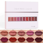 10Pcs Liquid Matte Matt Lipstick Set, Long Lasting Lipstick Waterproof Lip Gloss