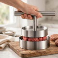 Stainless Steel Burger Press - Nonstick Patty Maker Mold & Meat Smasher