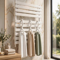 Towel Radiator Hanger Clips, Clear White Storage Hooks
