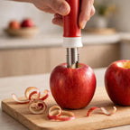 2-in-1 Stainless Steel Apple Corer & Peeler Tool - Multifunctional Kitchen Gadget
