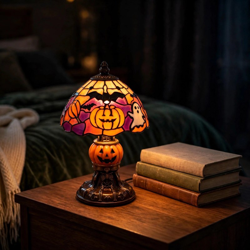 vintage-pumpkin-bat-night-light-cozy-halloween-desk-lamp-for-bedroom-2