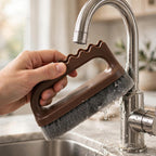 Magic Emery Sponge Brush with Handle, Rust & Stain Remover