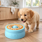 pet-bowl-with-built-in-ball-bearing-anti-overflow-licking-bowl-for-dogs-puppies-2