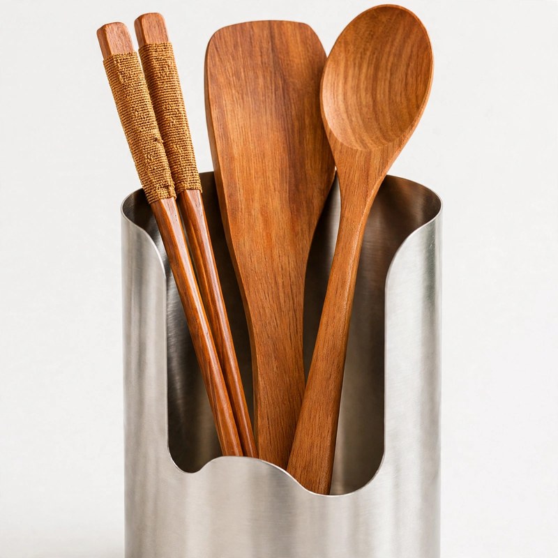 1-count-thickened-stainless-steel-utensil-organizer-rust-resistant-easy-to-clean-multi-purpose-storage-holder-for-kitchen-countertop-3