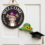 gejoy-highland-cow-welcome-sign-interchangeable-hats-seasonal-decor-3