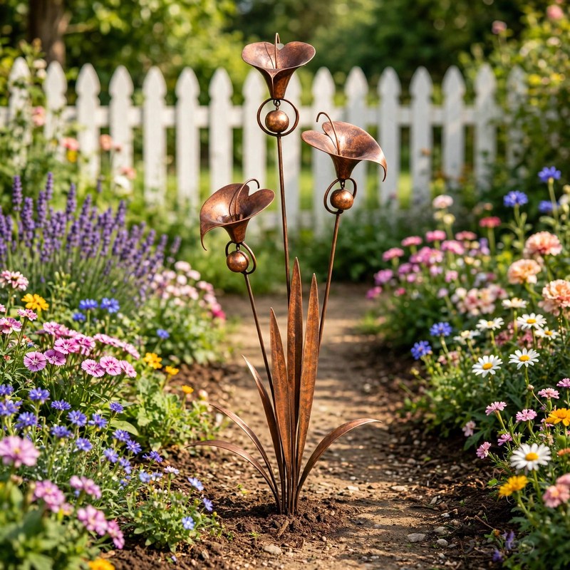 three-calla-lilies-garden-stake-with-bells-3