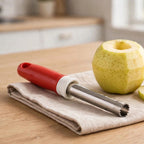 2-in-1 Stainless Steel Apple Corer & Peeler Tool - Multifunctional Kitchen Gadget