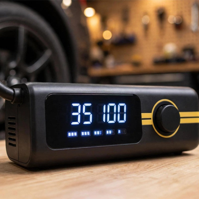 Varenza's Portable Tire Inflator – Fast, Precise & Rechargeable