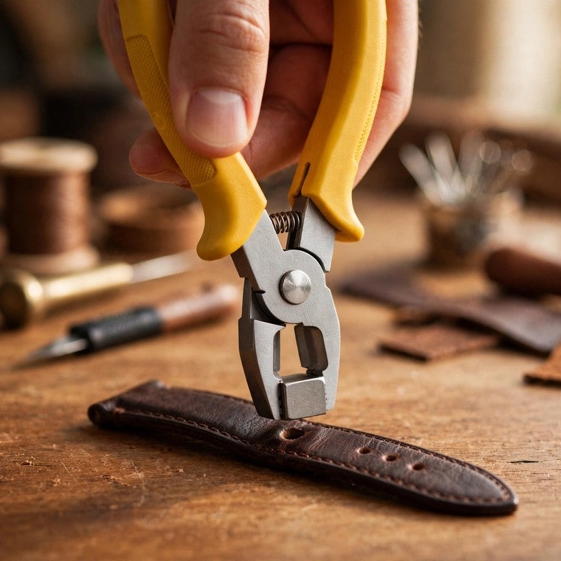 Universal Leather Hole Punch Plier, 2mm Belt Puncher Tool