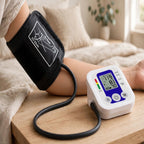 Digital Arm Blood Pressure Monitor - BP Cuff with Heart Rate & Pulse Meter