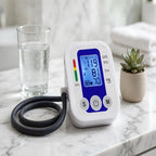 Digital Arm Blood Pressure Monitor - BP Cuff with Heart Rate & Pulse Meter