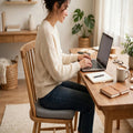 Ultra Thick Soft Foam Seat Cushion, Office Chair & Car Support Pad